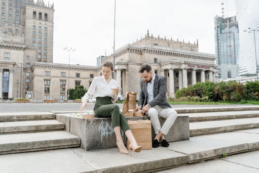 happy man before and after intermittent fasting