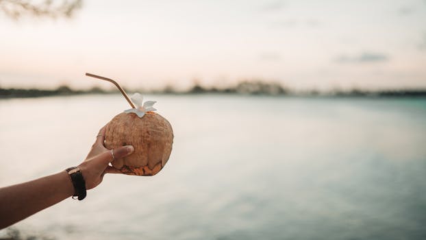 refreshing coconut water